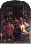 VEEN, Otto van The Last Supper r oil painting on canvas
